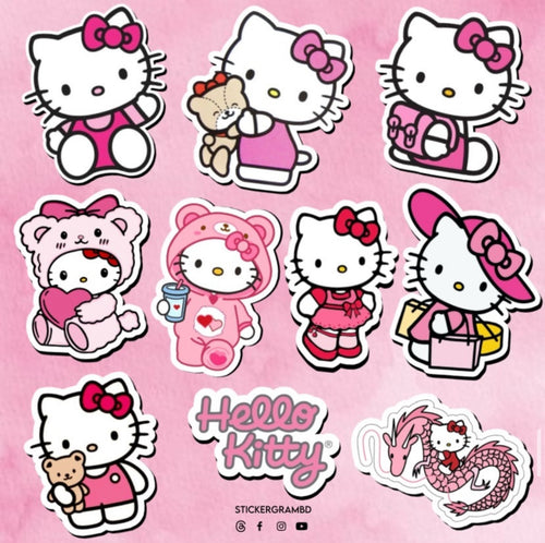 Hello Kitty Sticker Set 02 – Stickergram BD