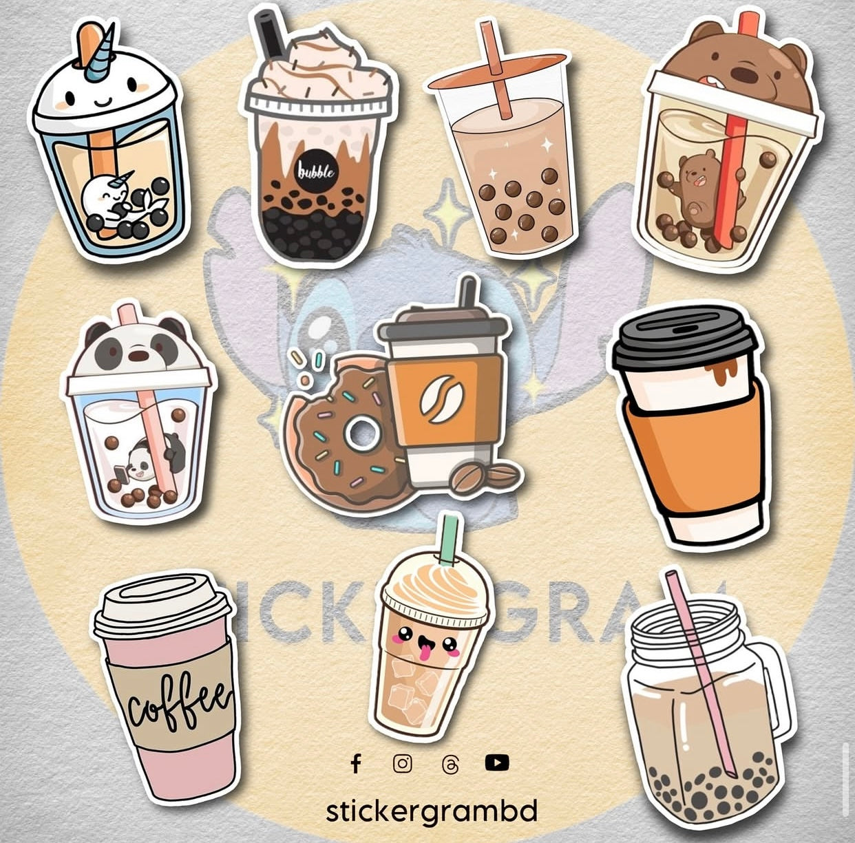 Coffee Sticker Set 03