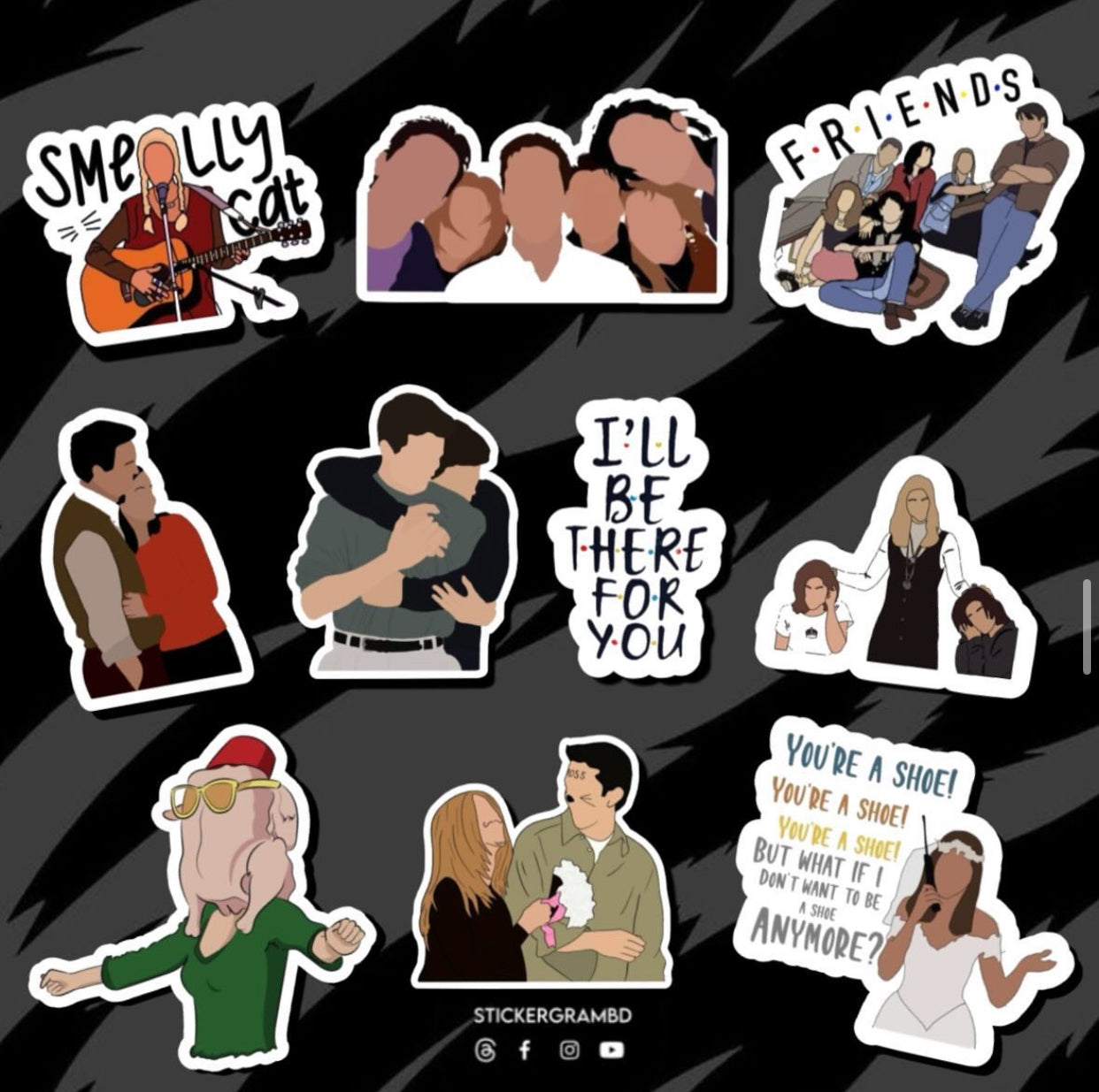 Friends Sticker Set 04