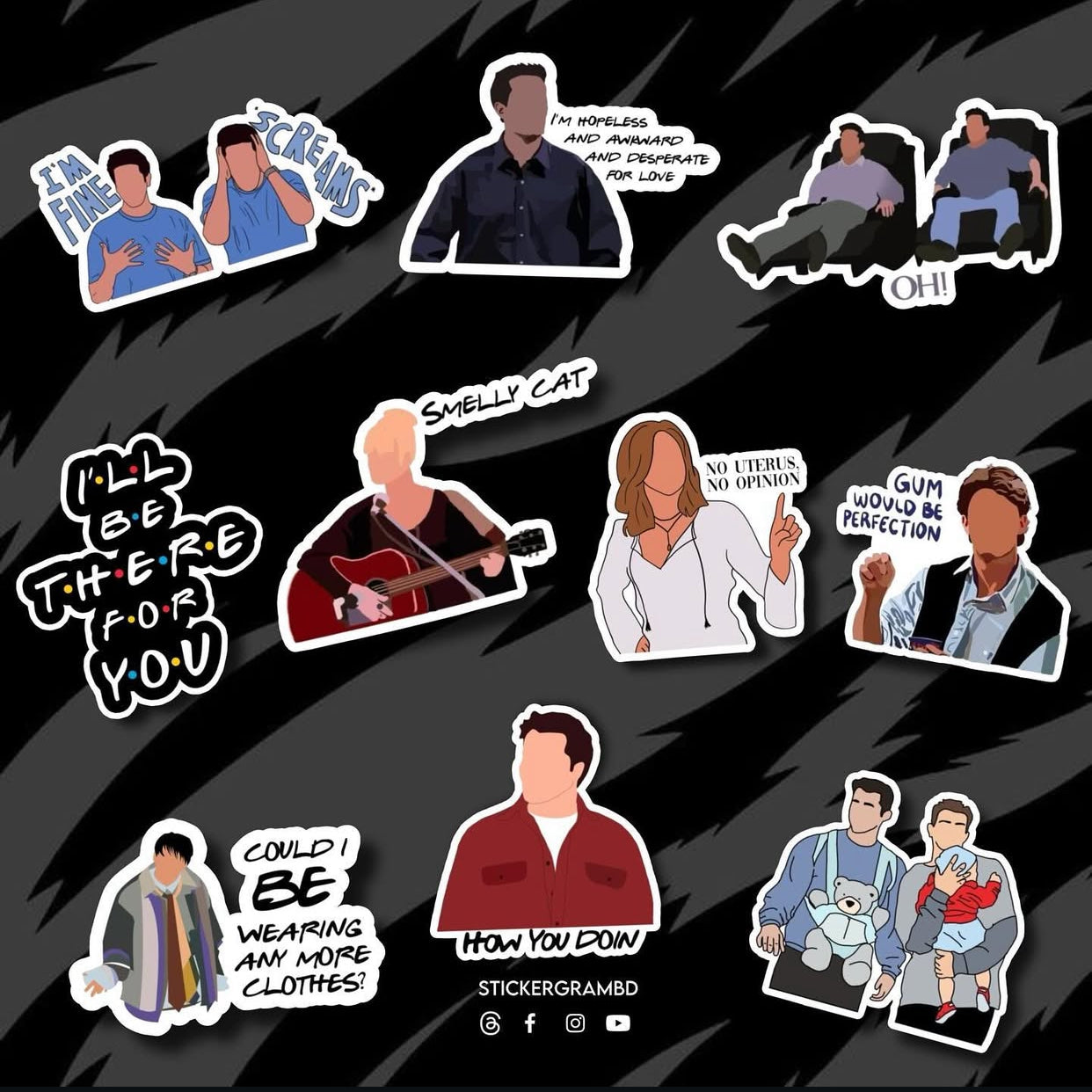 Friends Sticker Set 03