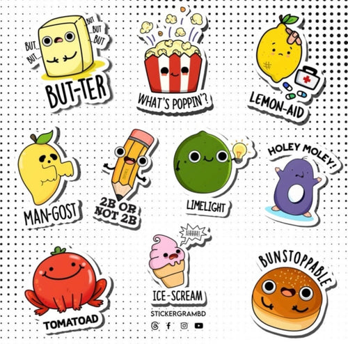 Cute Sticker Set 01 – Stickergram BD