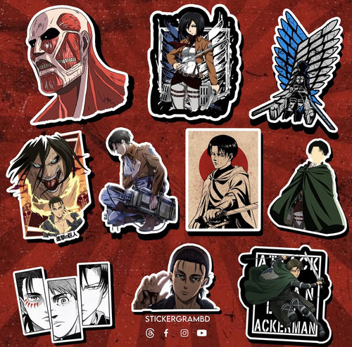 AOT Sticker Set 02