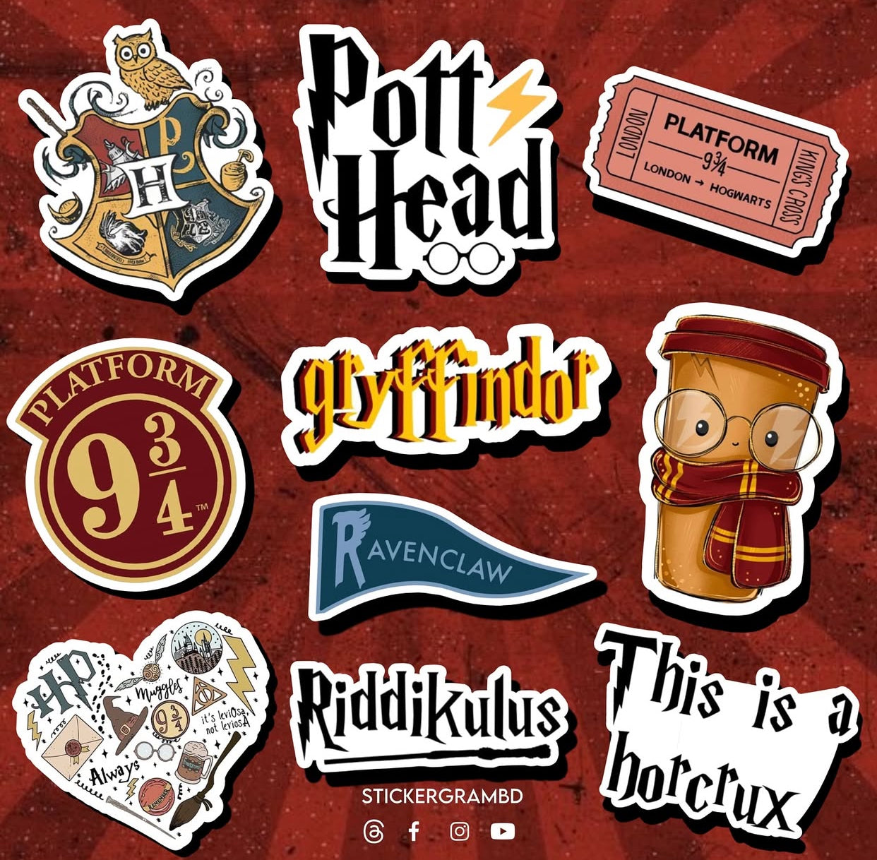Harry Potter Sticker Set 04