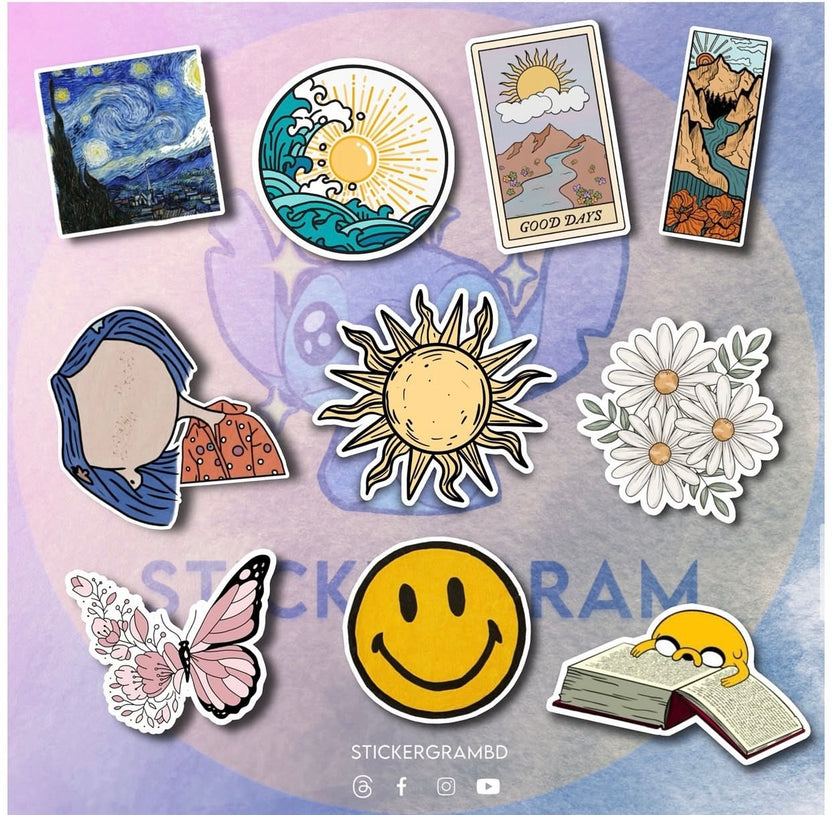 Aesthetic Sticker Set 02 – Stickergram BD