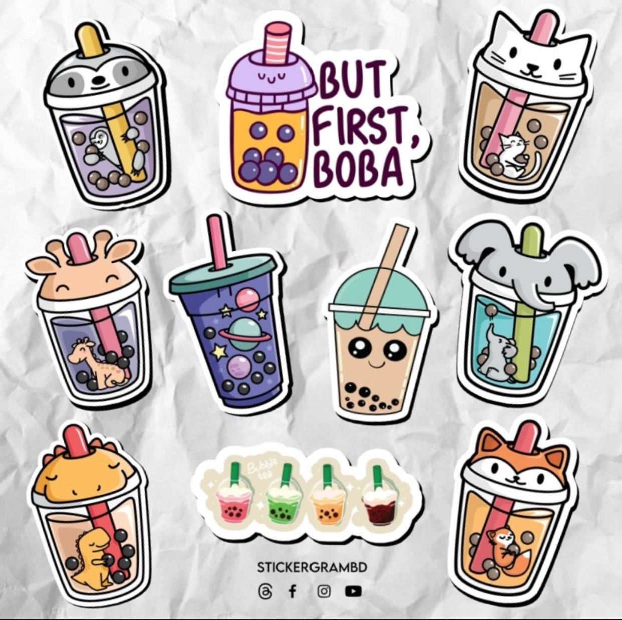 Coffee Sticker Set 04
