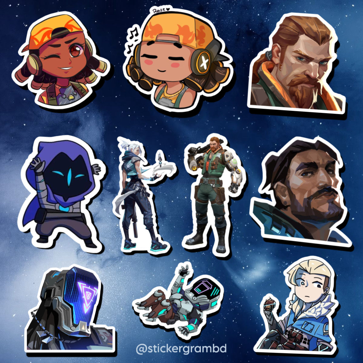 Valorant Sticker Set 01