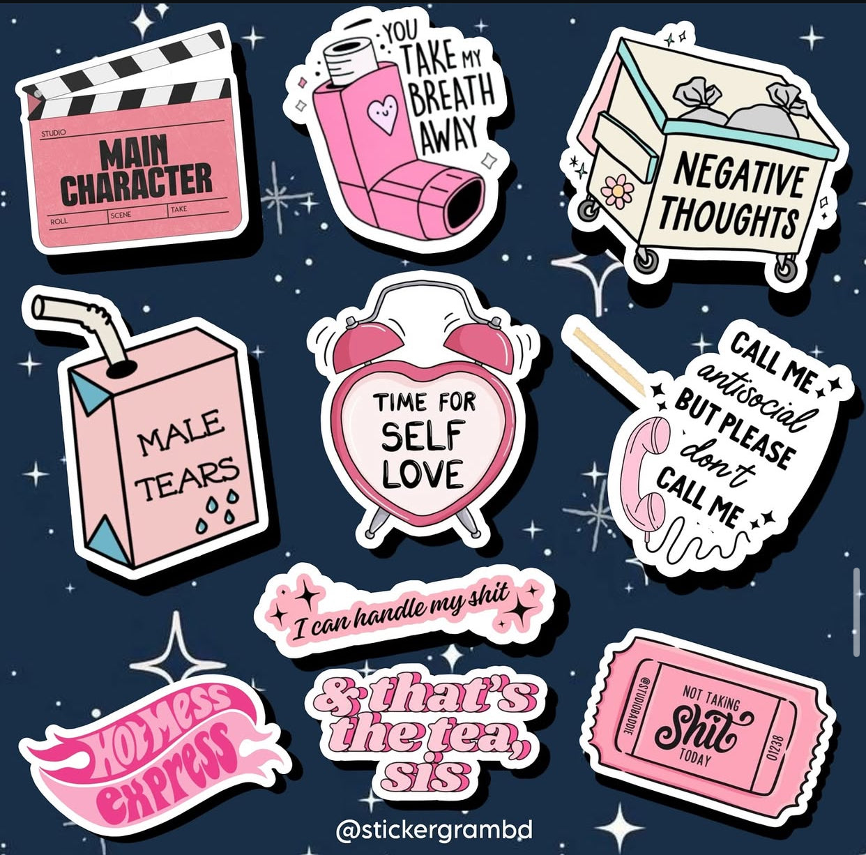 Girl Power Sticker Set 04