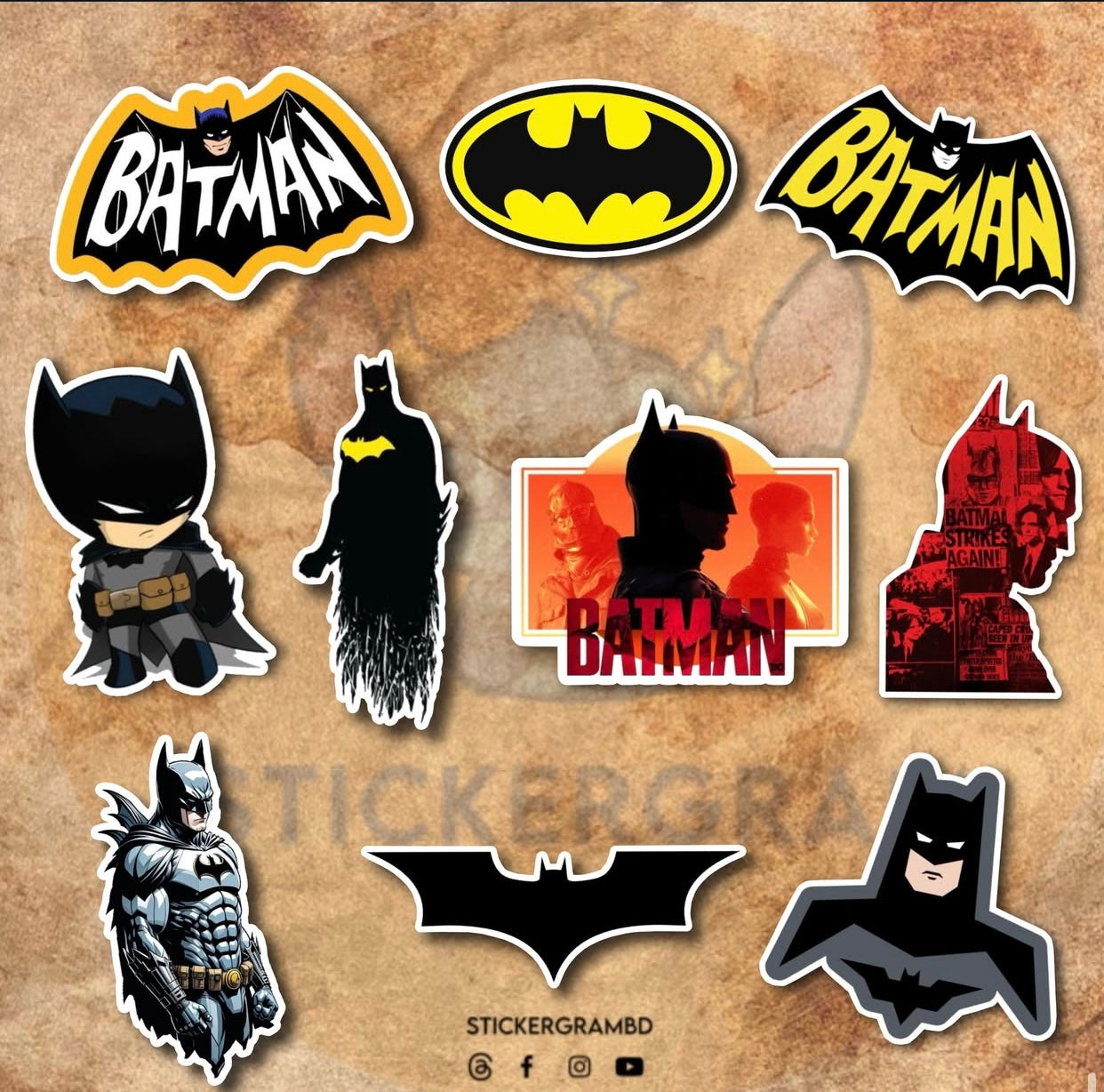 Batman Sticker Set 01
