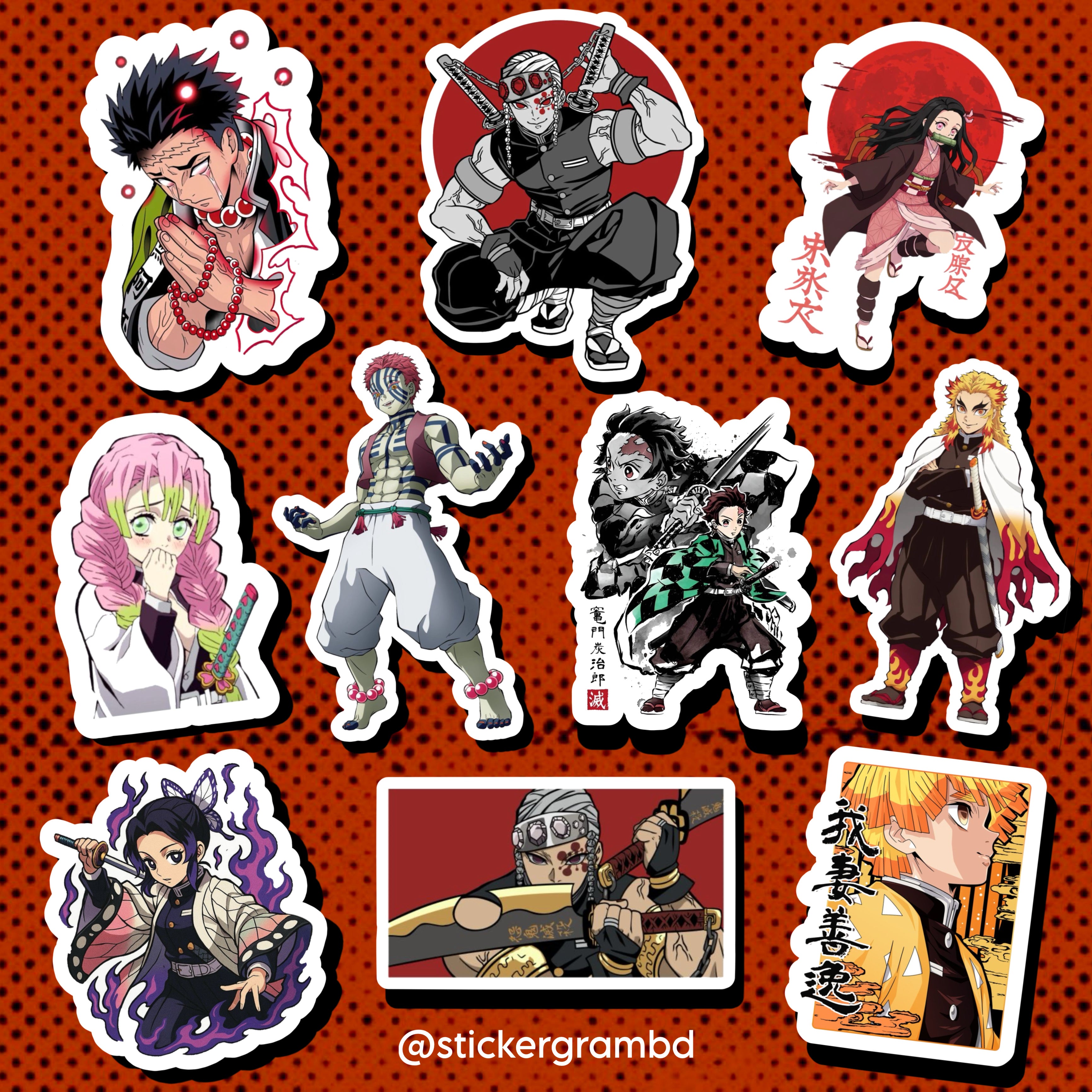 Demon Slayer Sticker Set 06