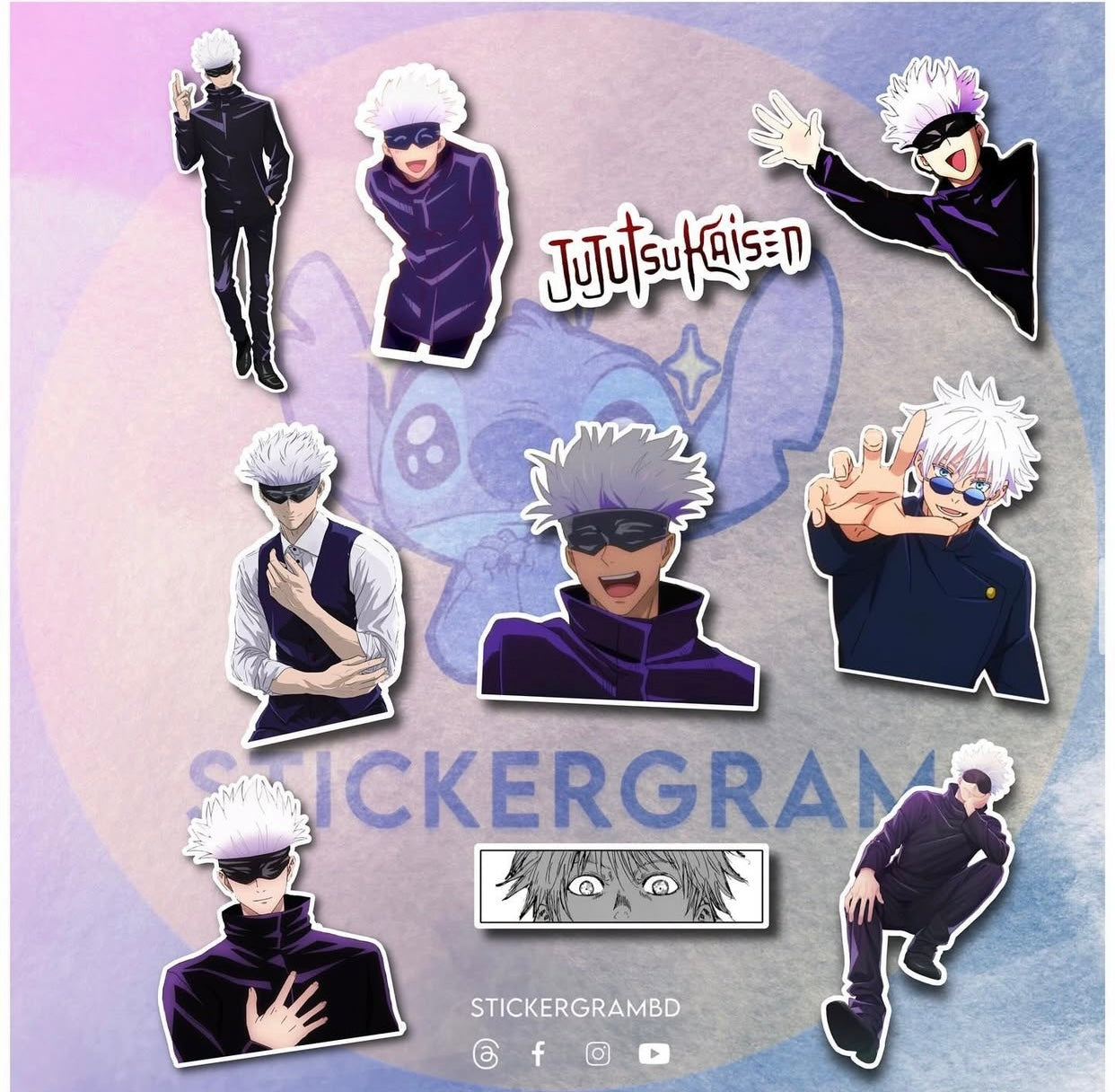 Gojo Sticker Set 02