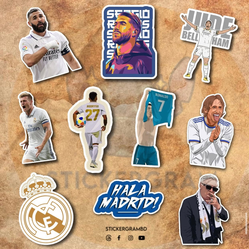 Madrid Sticker Set 03 – Stickergram BD