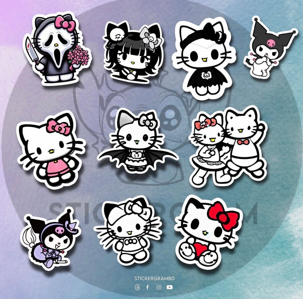 Hello Kitty Sticker Set 04 – Stickergram BD