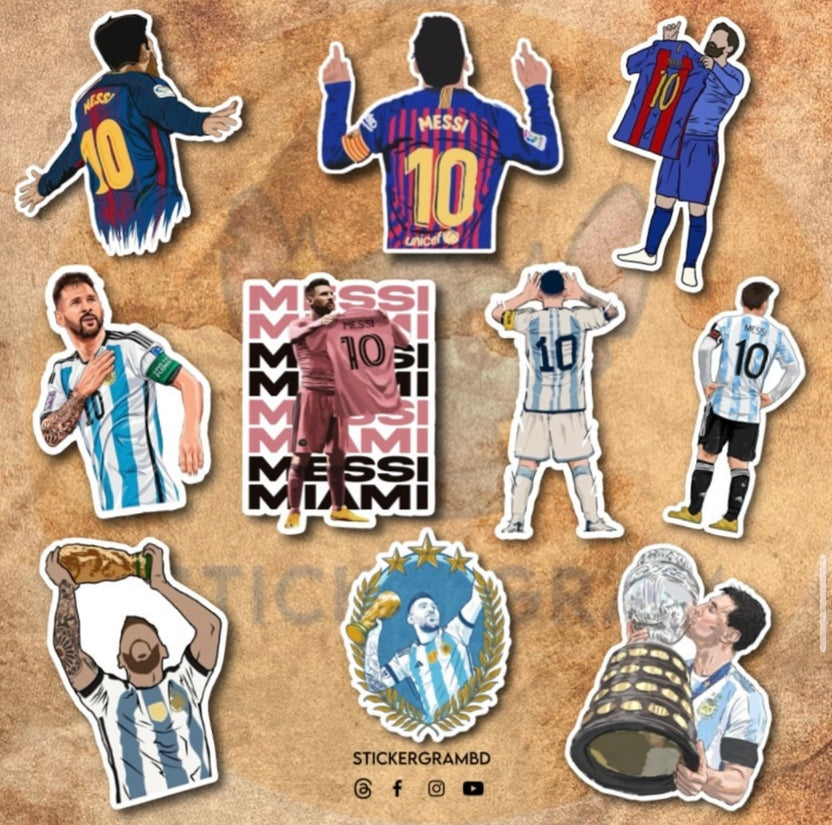 Messi Sticker Set – Stickergram BD