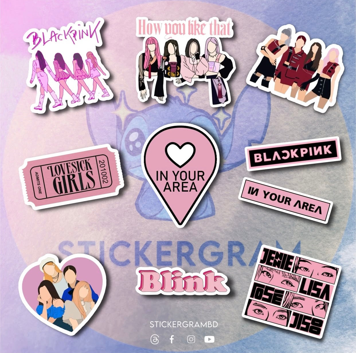 Blackpink Sticker Set
