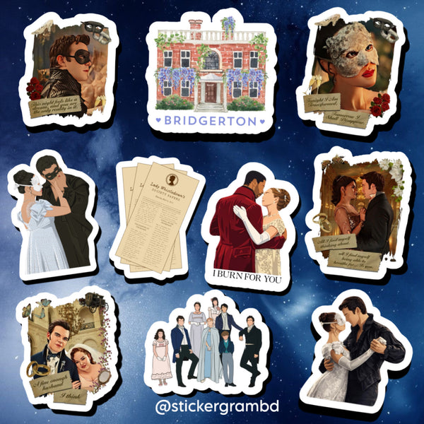 Bridgerton Sticker Set 01