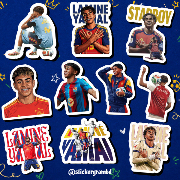 Lamine Sticker Set