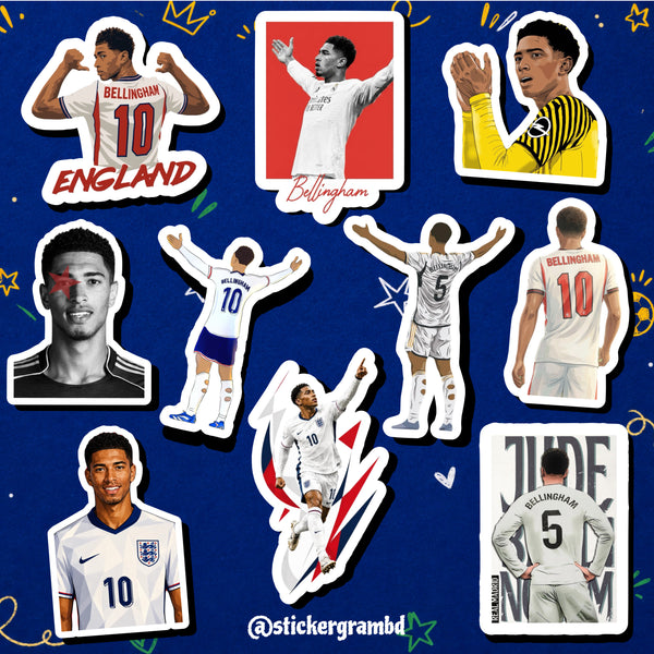 Jude Bellingham Sticker Set