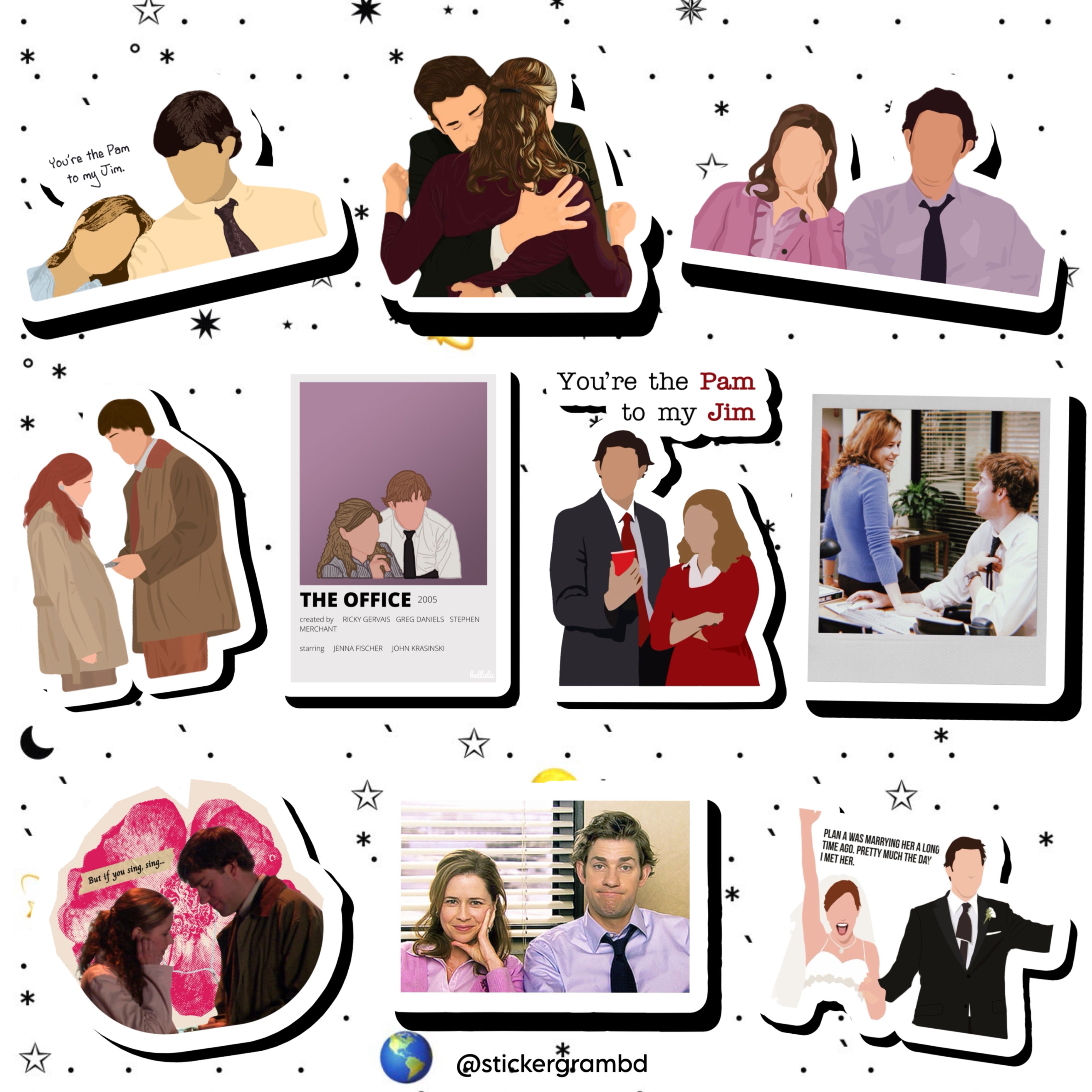 The Office Sticker Set 02