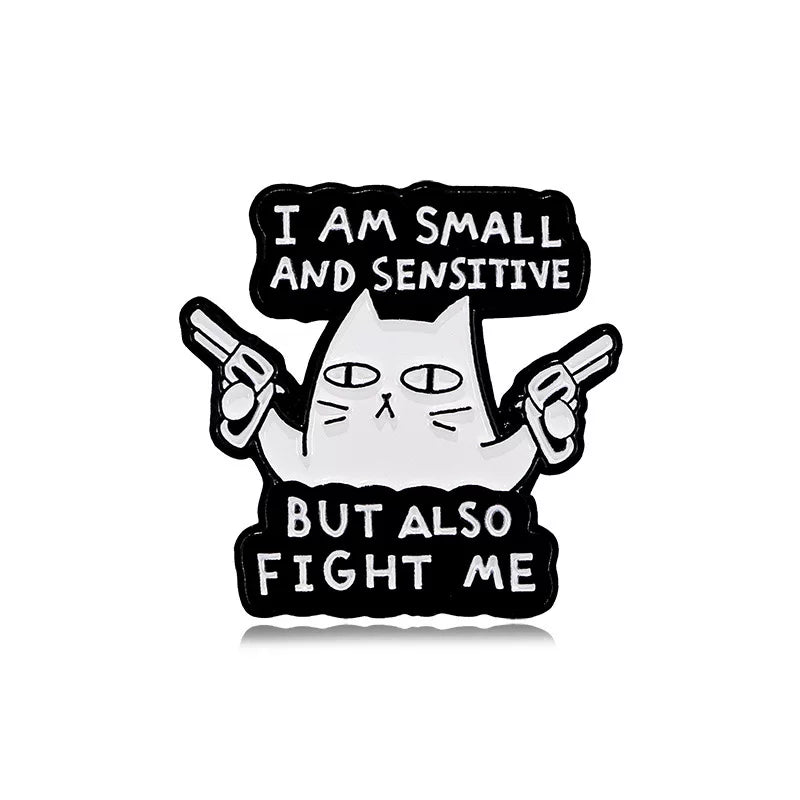 Cat Metal Pin 01