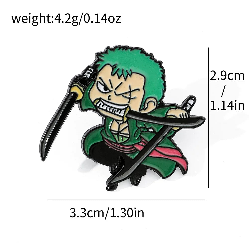 Zoro Metal Pin