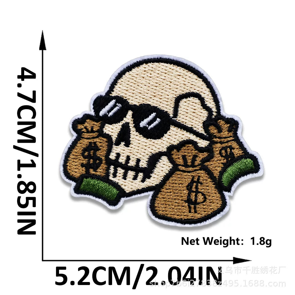 Money Skull Patch