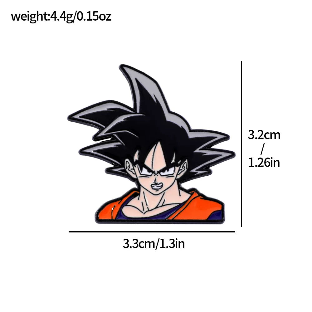 Goku Metal Pin – Stickergram BD