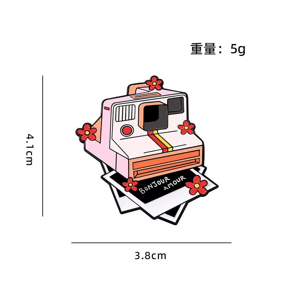 Vintage Camera Pin 02