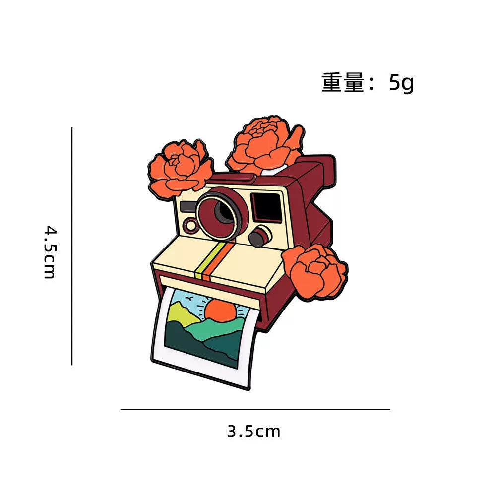 Vintage Camera Pin 01