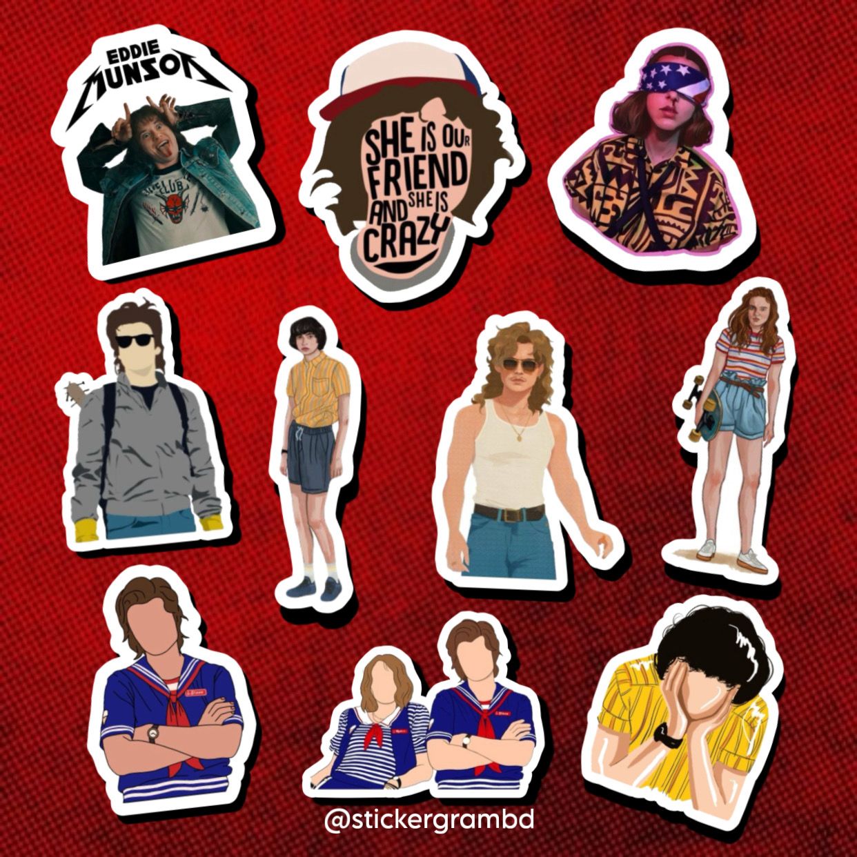 Stranger Things Sticker Set 02
