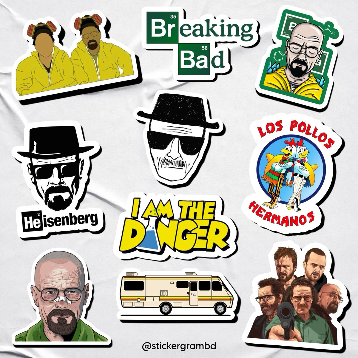 Breaking Bad Sticker Set – Stickergram BD