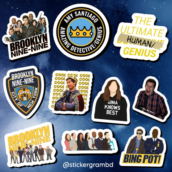 Brooklyn Nine-Nine Sticker Set