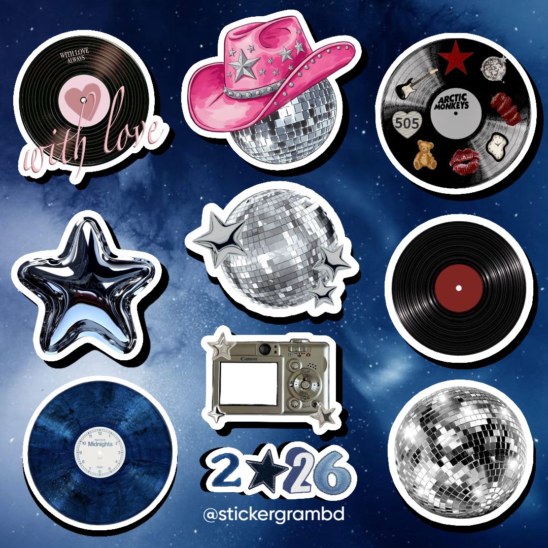 Retro Vibes Sticker Set