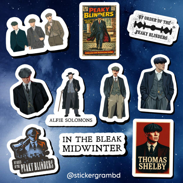PEAKY BLINDERS Sticker Set