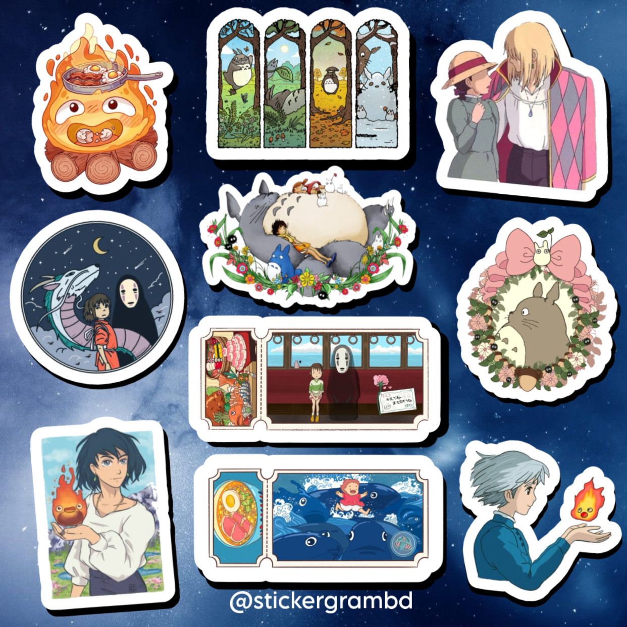 Studio Ghibli Sticker Set 02