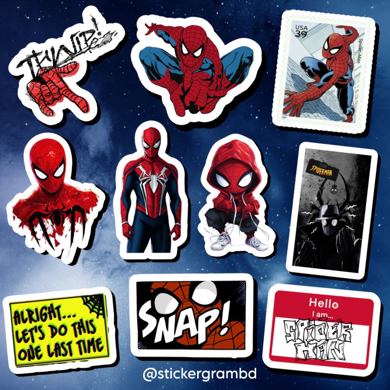 Spidey Sticker Set 02