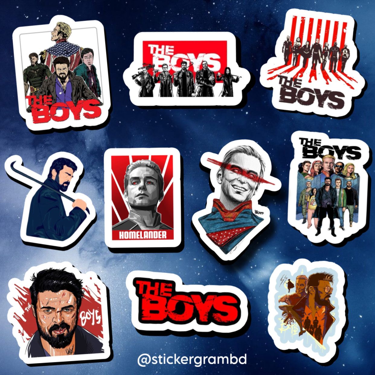 THE BOYS Sticker Set