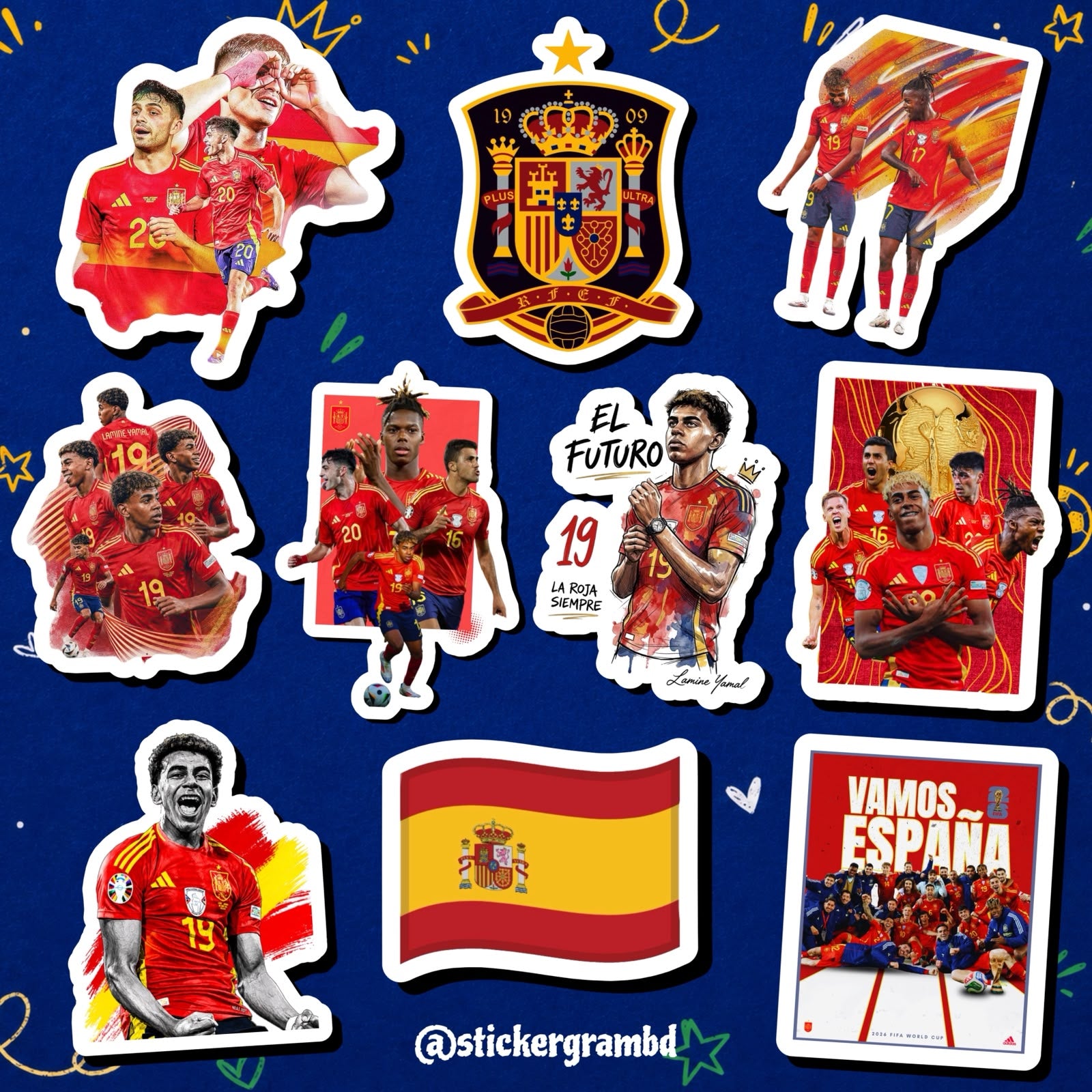 Spain Sticker Set 02