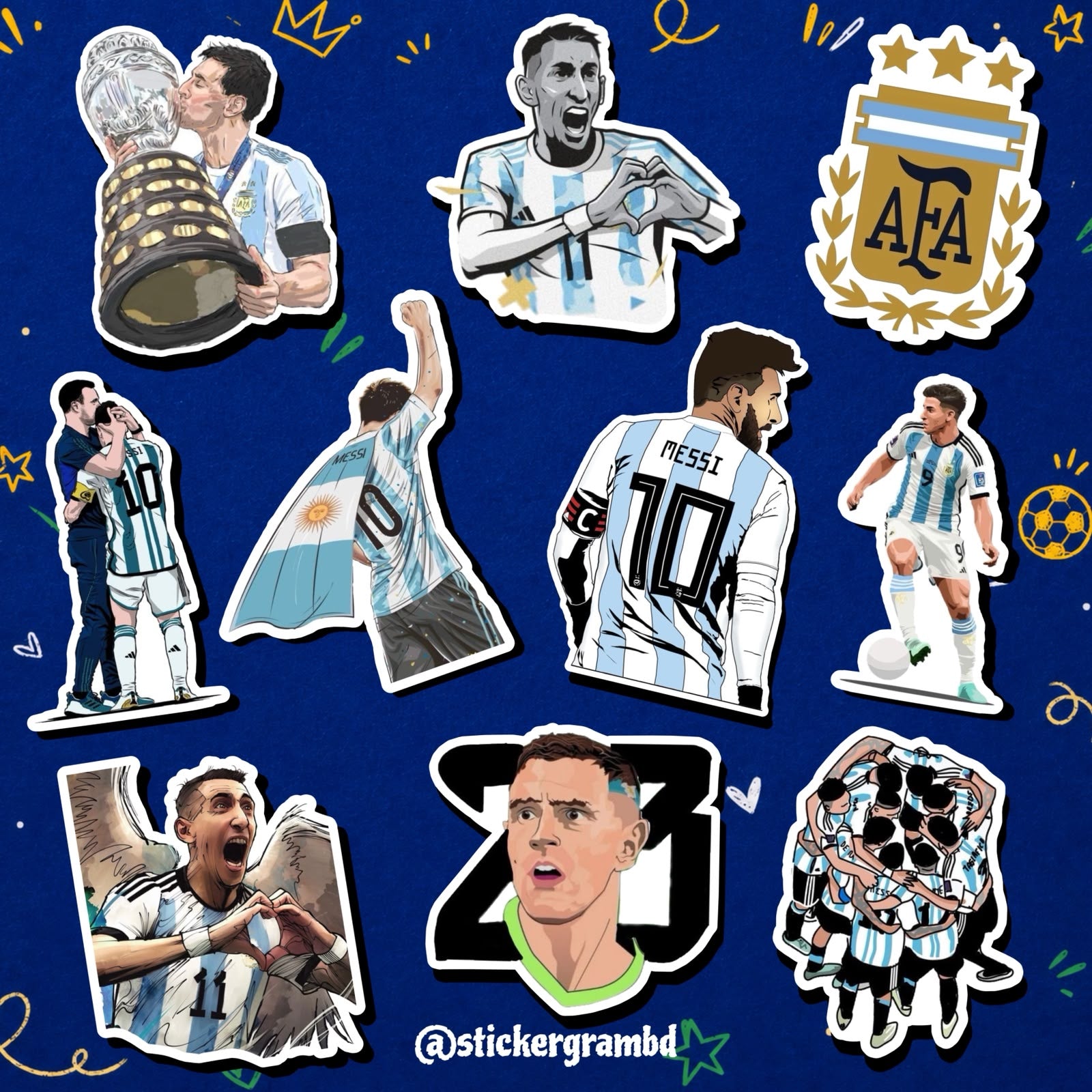 Argentina Sticker Set 02