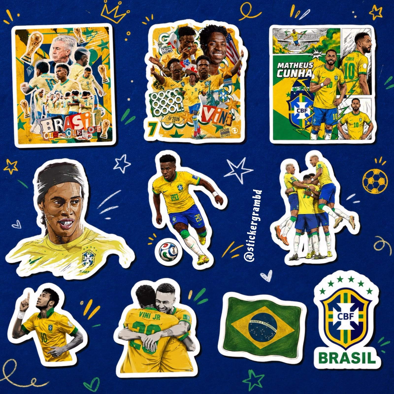 Brasil Sticker Set 02